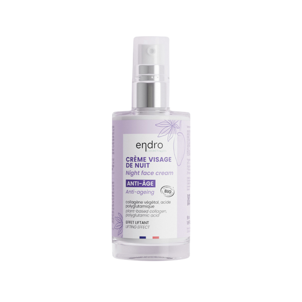 Crema viso antietà per la notte