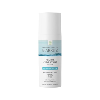 Fluido Idratante Viso Hydra-Protect+ Laboratoires de Biarritz | Volo di Fiori EcoBio Distribuzione