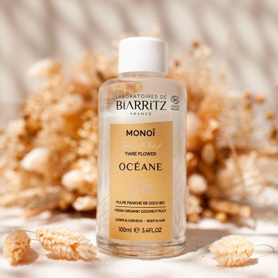 Monoï Fiori di Tiaré Bio Laboratoires de Biarritz | Volo di Fiori EcoBio Distribuzione