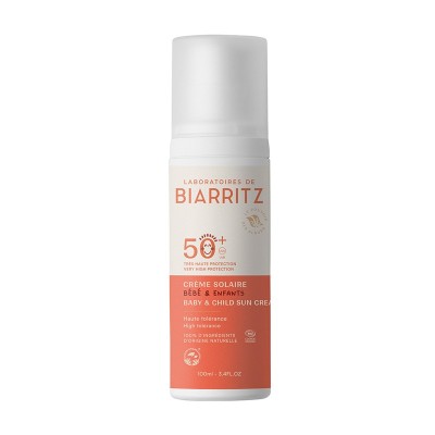 Crema Solare bebé & bambini SPF50+ Bio Laboratoires de Biarritz | Volo di Fiori EcoBio Distribuzione
