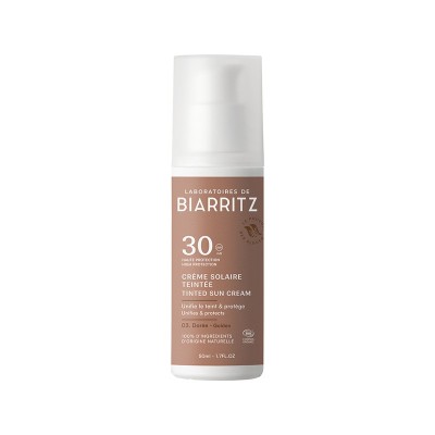 Crema Solare Colorata Dorée SPF30 Bio Laboratoires de Biarritz | Volo di Fiori EcoBio Distribuzione