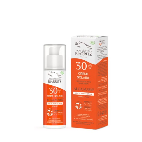 Crema Solare Viso Bio SPF 30 50 ml