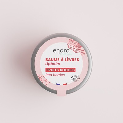 Balsamo Labbra Frutti Rossi Endro Cosmétiques | Volo di Fiori EcoBio Distribuzione